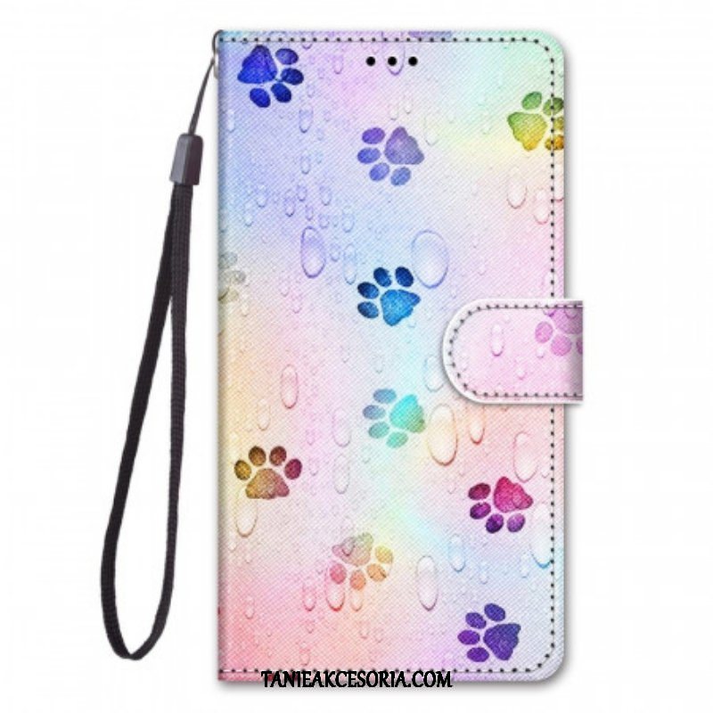 Etui Folio do Samsung Galaxy M53 5G Ślady Kota