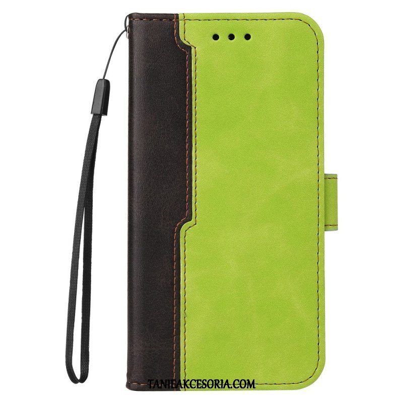 Etui Folio do Samsung Galaxy S22 Ultra 5G Dwutonowy