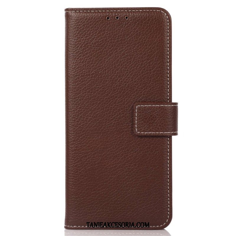 Etui Folio do Samsung Galaxy S23 5G Styl Skóry Liczi