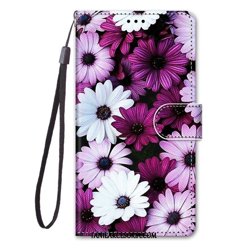 Etui Folio do Samsung Galaxy S23 Ultra 5G Grafika Ze Smyczą