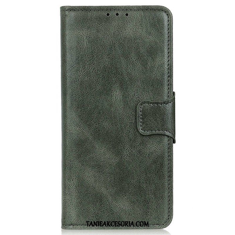 Etui Folio do Samsung Galaxy S23 Ultra 5G Stylowe Skórzane Zapięcie Dwustronne