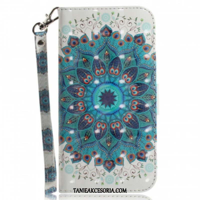 Etui Folio do Sony Xperia 1 IV z Łańcuch Paskowata Mandala