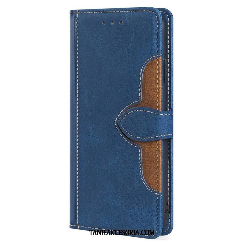 Etui Folio do Sony Xperia 5 IV Dwukolorowy Kwiatowy