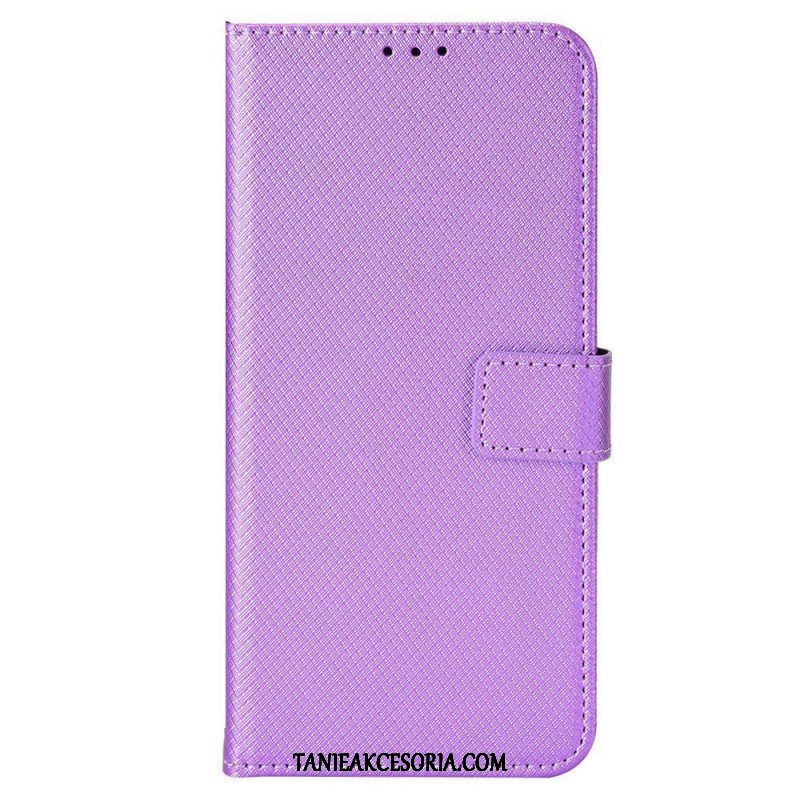 Etui Folio do Sony Xperia 5 IV z Łańcuch Pasek Ze Sztucznej Skóry