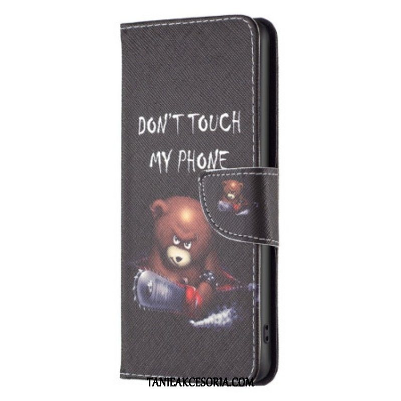 Etui Folio do Xiaomi 12T / 12T Pro Niebezpieczny Niedźwiedź