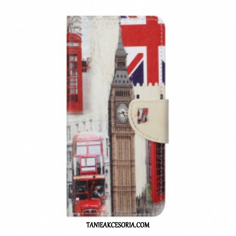 Etui Folio do Xiaomi Redmi Note 10 Pro Życie W Londynie
