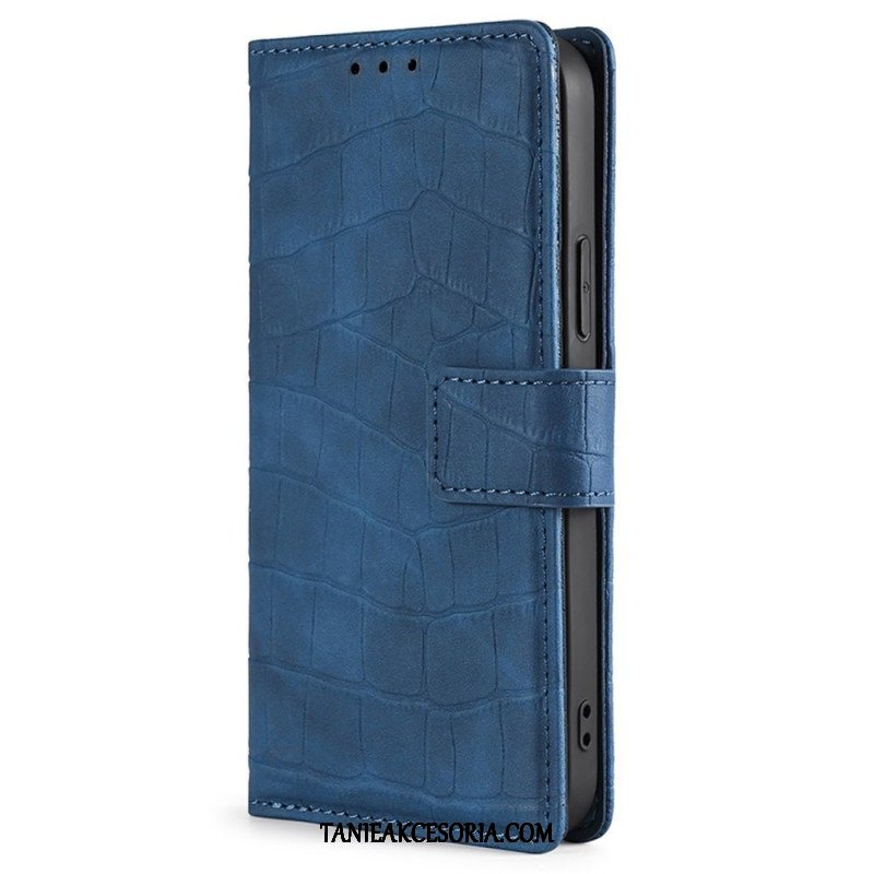 Etui Folio do Xiaomi Redmi Note 12 5G Krokodyl