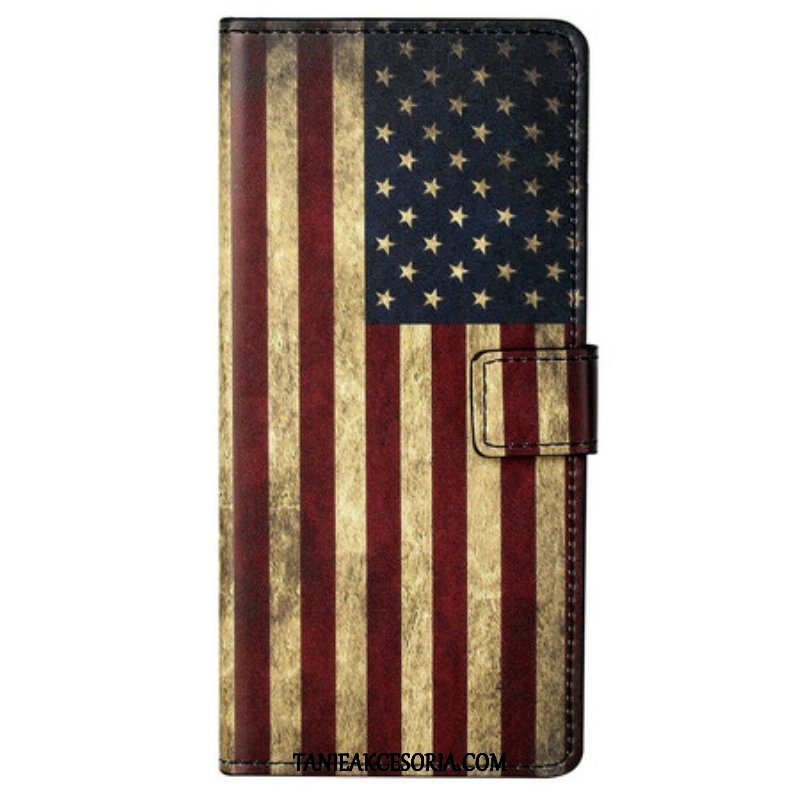 Etui Folio do iPhone 13 Pro Max Flaga Usa