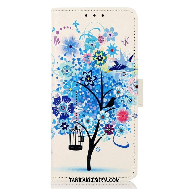 Etui Folio do iPhone 14 Pro Max Kwitnące Drzewo