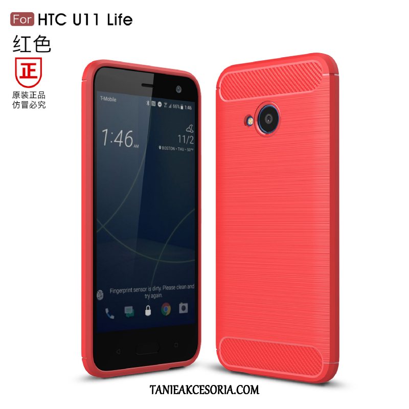 Etui Htc U11 Life Biznes Włókno Miękki, Obudowa Htc U11 Life Anti-fall Silikonowe All Inclusive