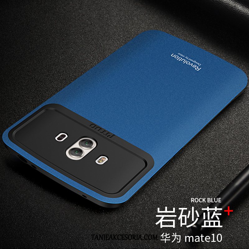 Etui Huawei Mate 10 Ciemno Niebieski All Inclusive Osobowość, Futerał Huawei Mate 10 Ochraniacz Telefon Komórkowy Silikonowe Beige