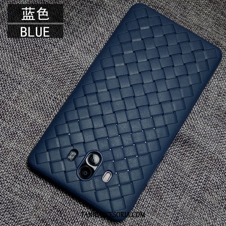 Etui Huawei Mate 10 Telefon Komórkowy Przeplatane Anti-fall, Pokrowce Huawei Mate 10 Niebieski Oddychające Ochraniacz