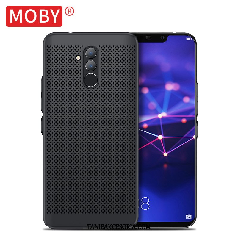 Etui Huawei Mate 20 Lite Kreatywne Czarny Chłodzenie, Pokrowce Huawei Mate 20 Lite Nubuku Modna Marka Cienkie