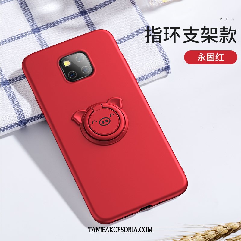 Etui Huawei Mate 20 Pro Czerwony Proste Nubuku, Futerał Huawei Mate 20 Pro Telefon Komórkowy Silikonowe Anti-fall