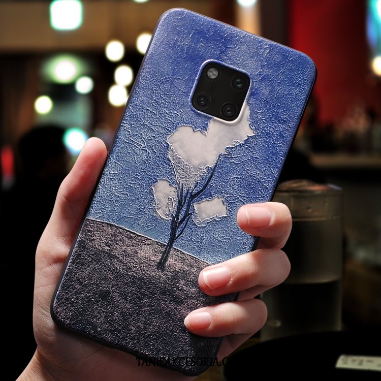 Etui Huawei Mate 20 Pro Niebieski Moda Osobowość, Obudowa Huawei Mate 20 Pro Ochraniacz Cienkie Modna Marka