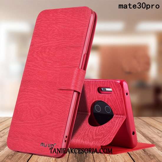 Etui Huawei Mate 30 Pro Anti-fall Klapa All Inclusive, Pokrowce Huawei Mate 30 Pro Czerwony Miękki Ochraniacz