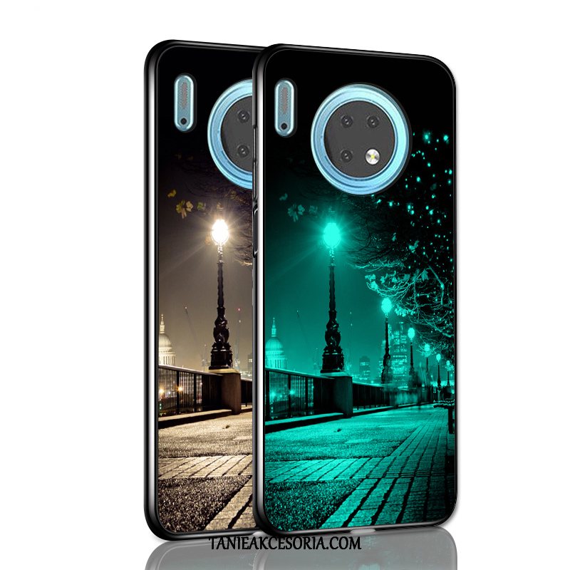 Etui Huawei Mate 30 Pro Anti-fall Szkło Świecące, Futerał Huawei Mate 30 Pro Zielony Telefon Komórkowy Silikonowe