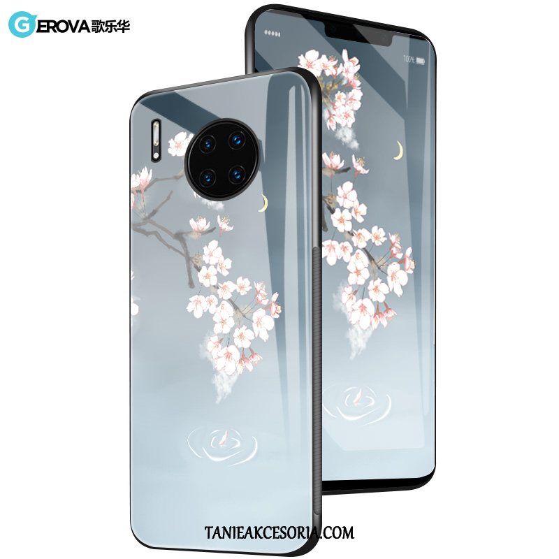 Etui Huawei Mate 30 Pro Silikonowe Kreatywne Telefon Komórkowy, Pokrowce Huawei Mate 30 Pro Anti-fall All Inclusive Niebieski