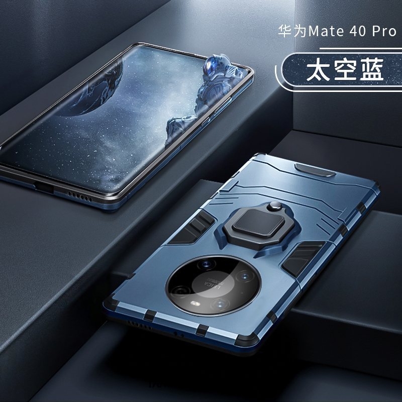 Etui Huawei Mate 40 Pro Ring Wysoki Koniec Wspornik, Obudowa Huawei Mate 40 Pro Na Pokładzie Ochraniacz All Inclusive