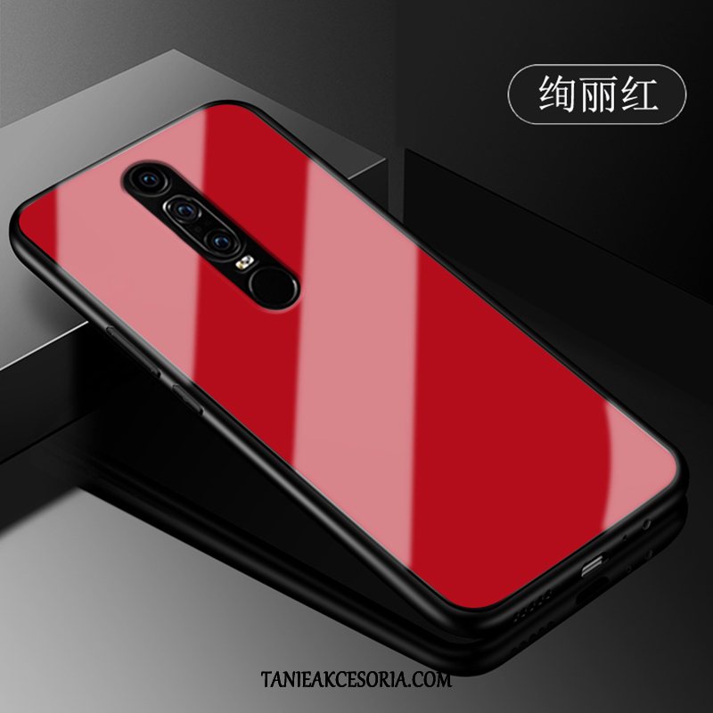 Etui Huawei Mate Rs Czerwony Jednolity Kolor Szkło, Futerał Huawei Mate Rs All Inclusive Telefon Komórkowy Ochraniacz