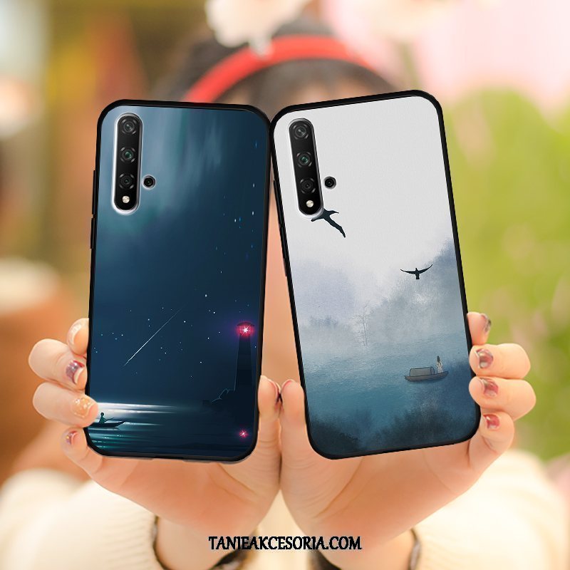 Etui Huawei Nova 5t Silikonowe Ochraniacz Niebieski, Futerał Huawei Nova 5t Telefon Komórkowy