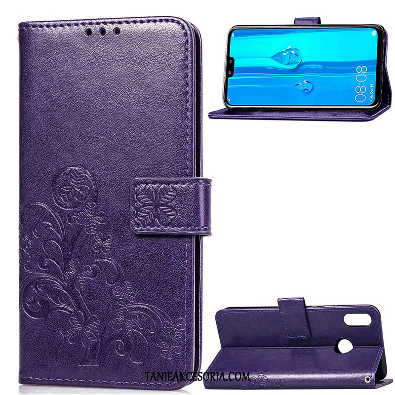 Etui Huawei P Smart+ 2019 Silikonowe Miękki Nowy, Pokrowce Huawei P Smart+ 2019 Ochraniacz All Inclusive Purpurowy