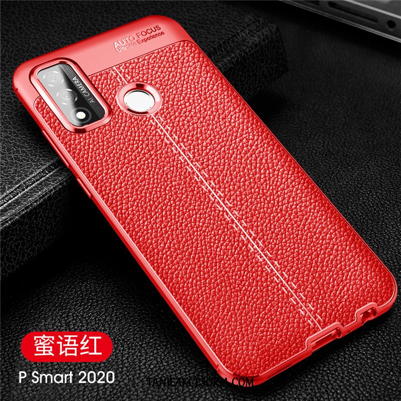 Etui Huawei P Smart 2020 Anti-fall Telefon Komórkowy Czerwony, Obudowa Huawei P Smart 2020 Ochraniacz Biznes Lekki I Cienki