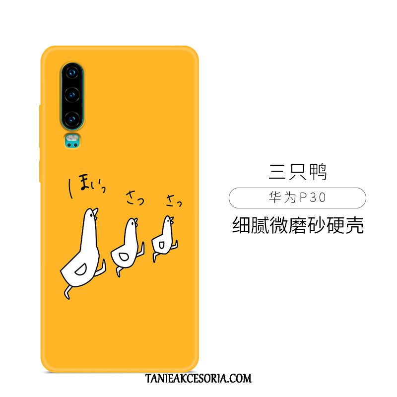 Etui Huawei P30 Zakochani Trudno Żółty, Pokrowce Huawei P30 Świeży Osobowość Kolor