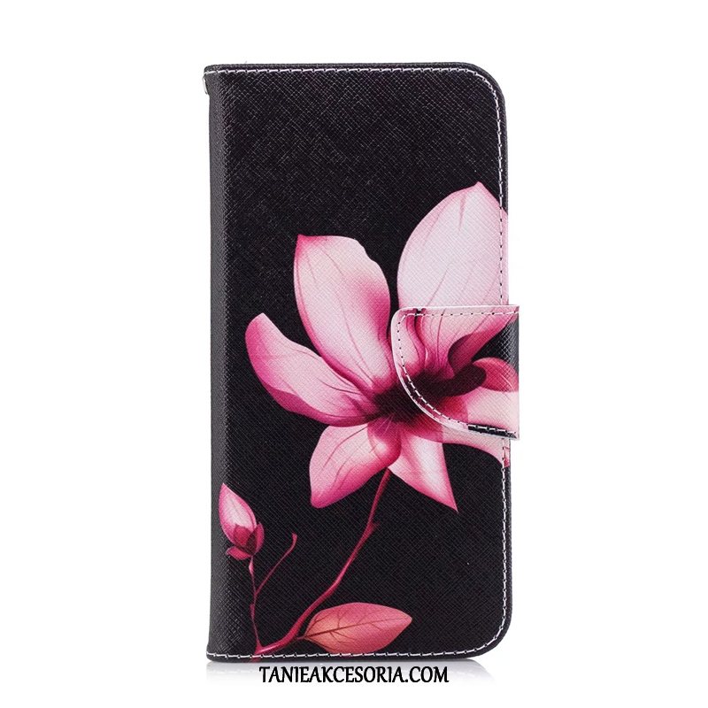 Etui Huawei Y7 2018 Czarny Skórzany Futerał Telefon Komórkowy, Pokrowce Huawei Y7 2018 Ochraniacz