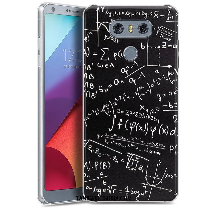 Etui Lg G6 Czarny Cienka Relief, Obudowa Lg G6 Ochraniacz Kreskówka Anti-fall