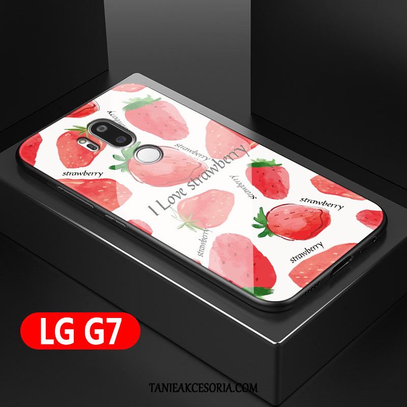 Etui Lg G7 Thinq Ochraniacz Osobowość Piękny, Obudowa Lg G7 Thinq Świeży Czerwony Telefon Komórkowy