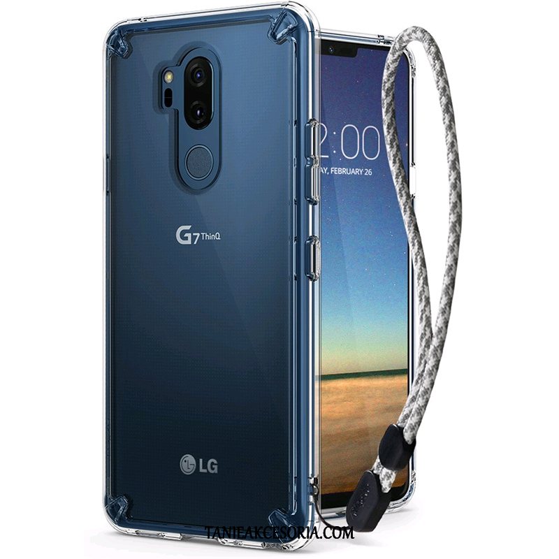 Etui Lg G7 Thinq Telefon Komórkowy Classic Silikonowe, Pokrowce Lg G7 Thinq Anti-fall Ochraniacz Przezroczysty
