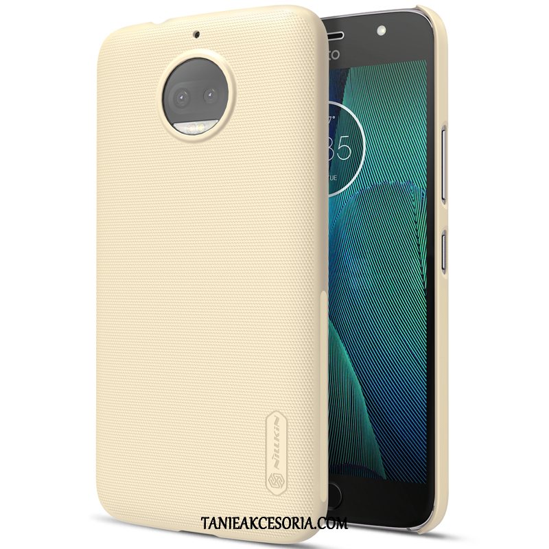 Etui Moto G5s Plus Nubuku Złoto Telefon Komórkowy, Pokrowce Moto G5s Plus Ochraniacz