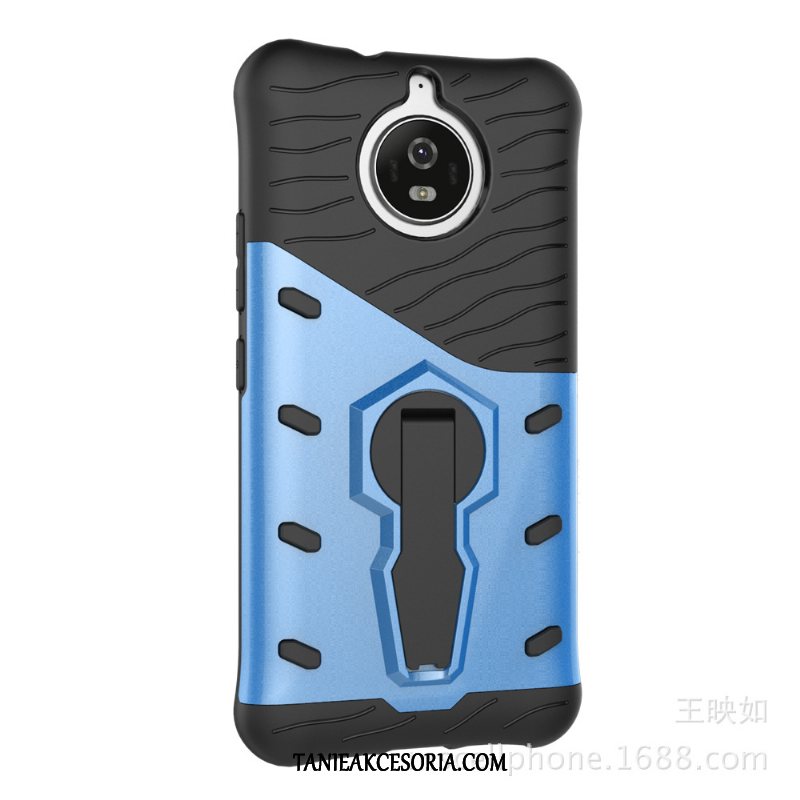 Etui Moto G5s Wspornik Niebieski Ochraniacz, Obudowa Moto G5s Nowy Telefon Komórkowy