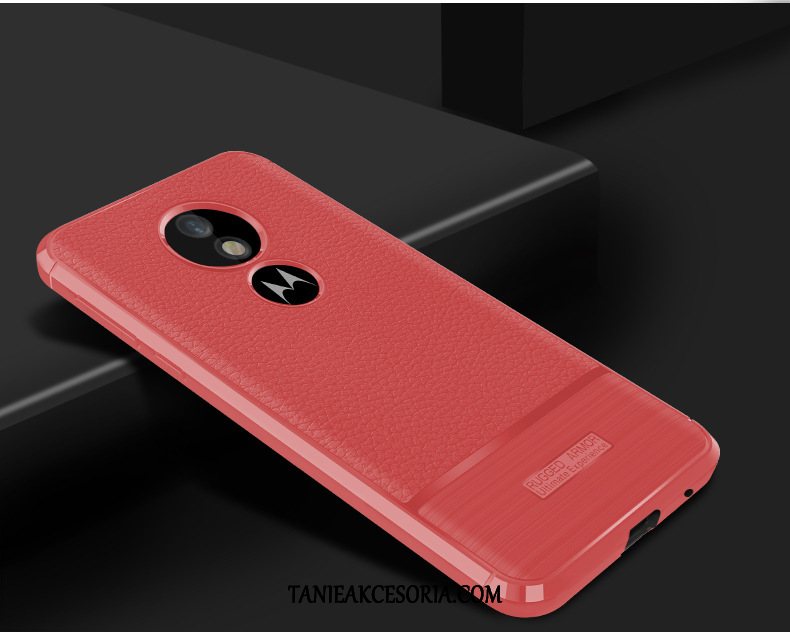 Etui Moto G6 Play Miękki Czerwony Silikonowe, Obudowa Moto G6 Play Telefon Komórkowy Ochraniacz