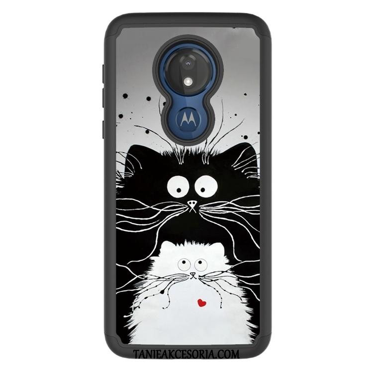 Etui Moto G7 Power Anti-fall Wzór Kreskówka, Obudowa Moto G7 Power Kolor Czarny Ochraniacz