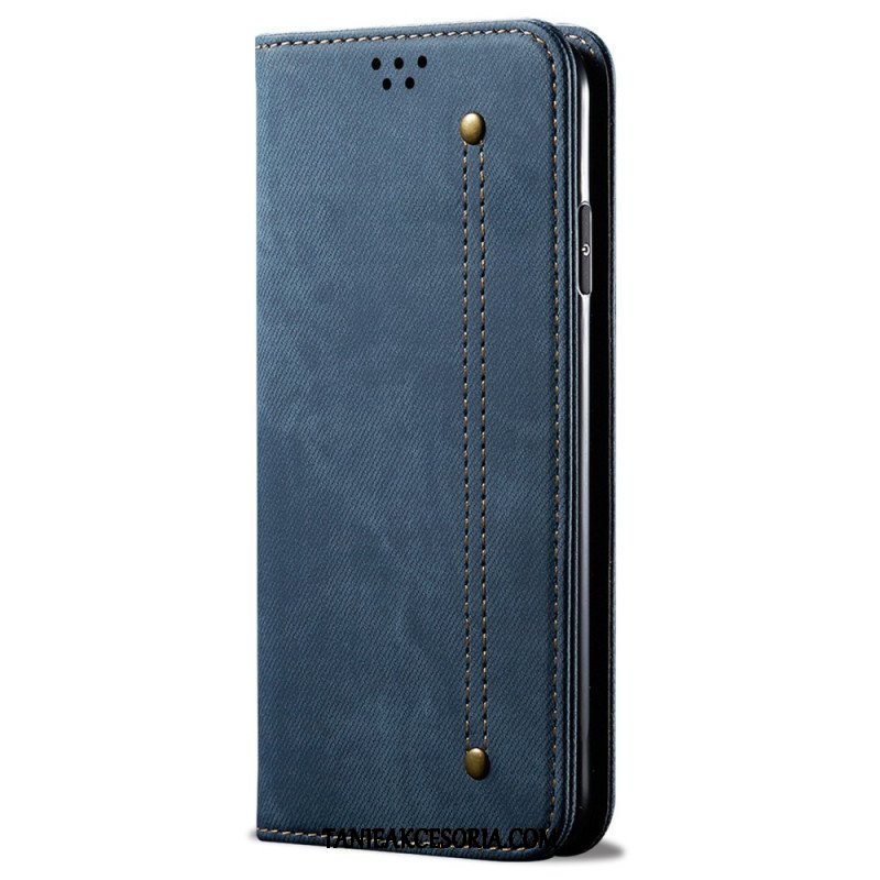 Etui Na Telefon do Honor 90 Pro Etui Folio Tkanina Dżinsowa