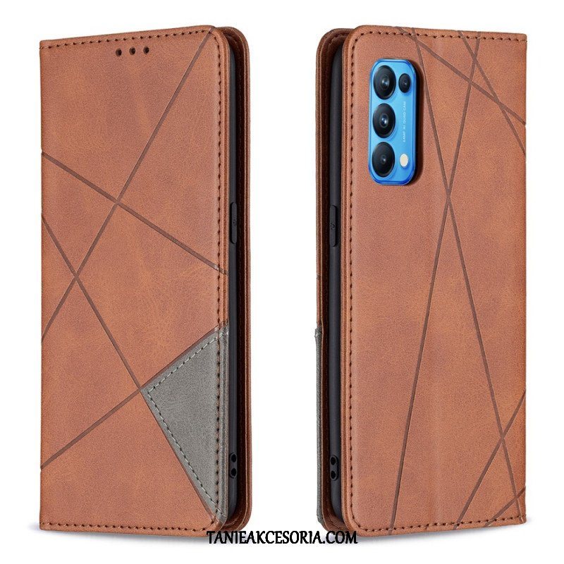 Etui Na Telefon do Oppo Find X3 Lite Etui Folio Styl Artysty