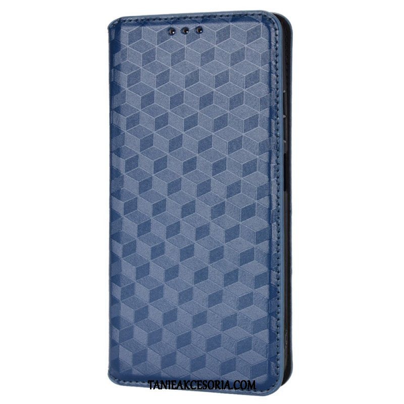 Etui Na Telefon do Poco X4 Pro 5G Etui Folio Tekstura 3d