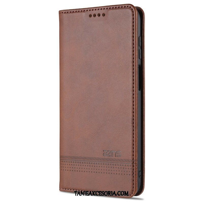 Etui Na Telefon do Samsung Galaxy M51 Etui Folio Stylizacja Skóry Azns