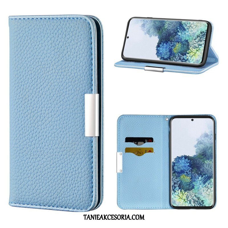 Etui Na Telefon do Samsung Galaxy S21 5G Etui Folio Liczi Ze Sztucznej Skóry Ultra Szykowny