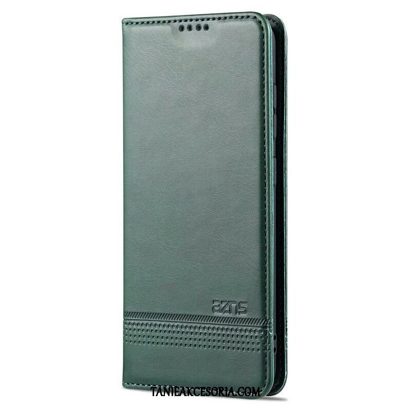 Etui Na Telefon do Samsung Galaxy S21 FE Etui Folio Stylizacja Skóry Azns