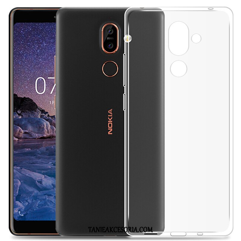 Etui Nokia 7 Plus Telefon Komórkowy All Inclusive Przezroczysty, Obudowa Nokia 7 Plus Anti-fall Silikonowe Lekki I Cienki