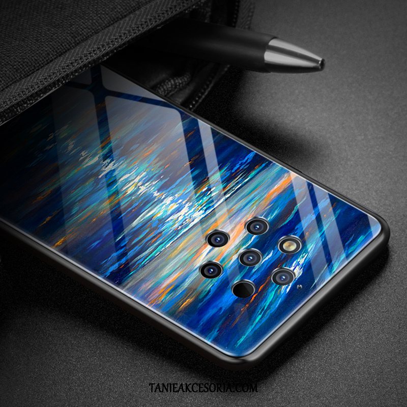 Etui Nokia 9 Pureview Miękki Osobowość Moda, Obudowa Nokia 9 Pureview Ochraniacz Trudno Niebieski