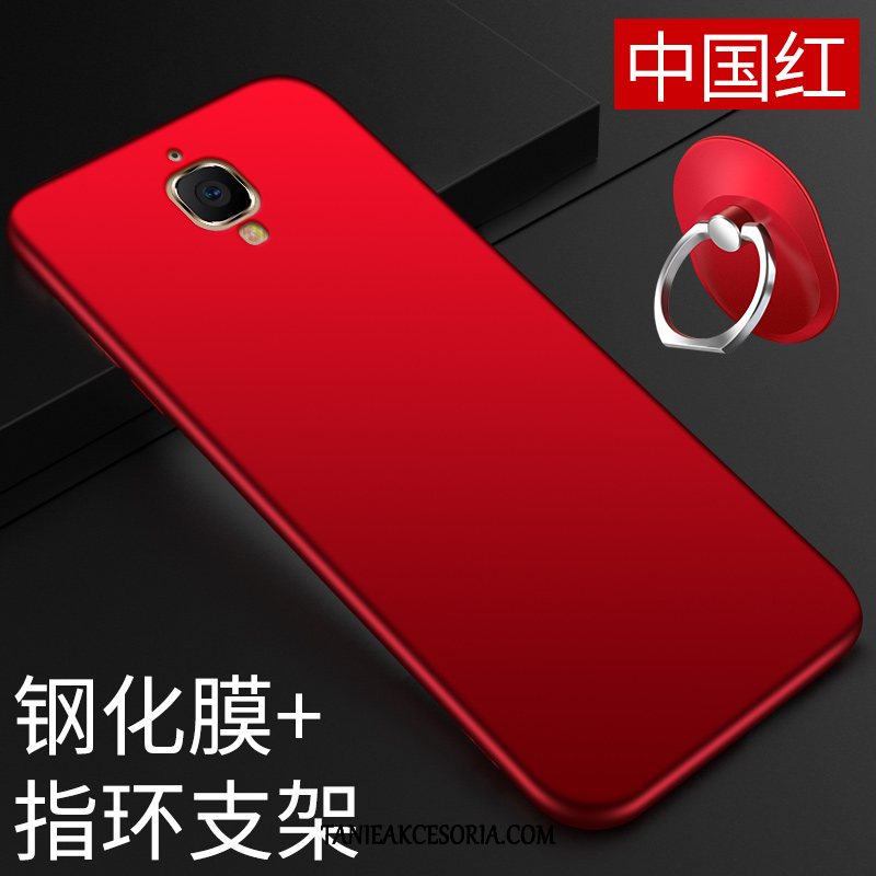 Etui Oneplus 3 Telefon Komórkowy Anti-fall Miękki, Futerał Oneplus 3 Czerwony Silikonowe Nubuku