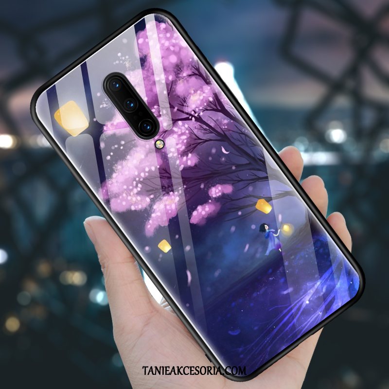 Etui Oneplus 7 Pro Silikonowe Purpurowy Anti-fall, Futerał Oneplus 7 Pro Ochraniacz Tendencja Nubuku