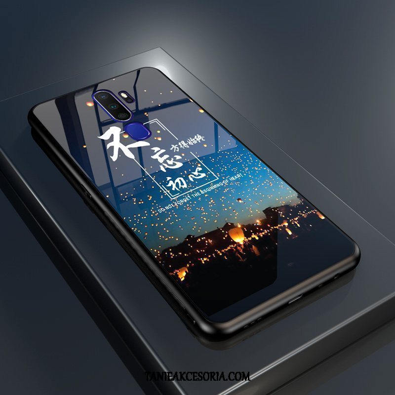 Etui Oppo A5 2020 Zakochani Dostosowane Telefon Komórkowy, Futerał Oppo A5 2020 Szkło Hartowane Filmy Trudno