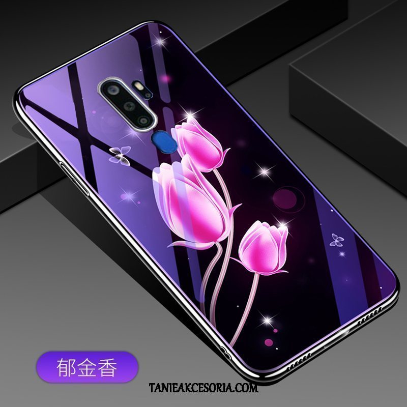 Etui Oppo A9 2020 Filmy Telefon Komórkowy Poszycie, Pokrowce Oppo A9 2020 Nowy Szkło Hartowane Złoto