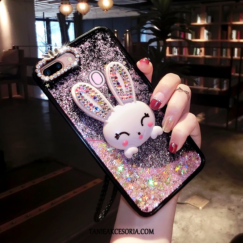 Etui Oppo R15 Pro Osobowość Gwiazda Quicksand, Futerał Oppo R15 Pro Silikonowe Rhinestone Czerwony Netto