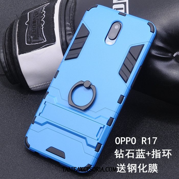 Etui Oppo R17 All Inclusive Nubuku Osobowość, Pokrowce Oppo R17 Silikonowe Ring Nowy